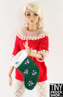 12" Fashion Doll Red Christmas Stockings By Ash Decker - 3 Styles
