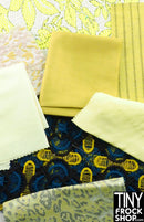 12" Fashion Doll Fabric Pack Assortment - Yellows and Greens