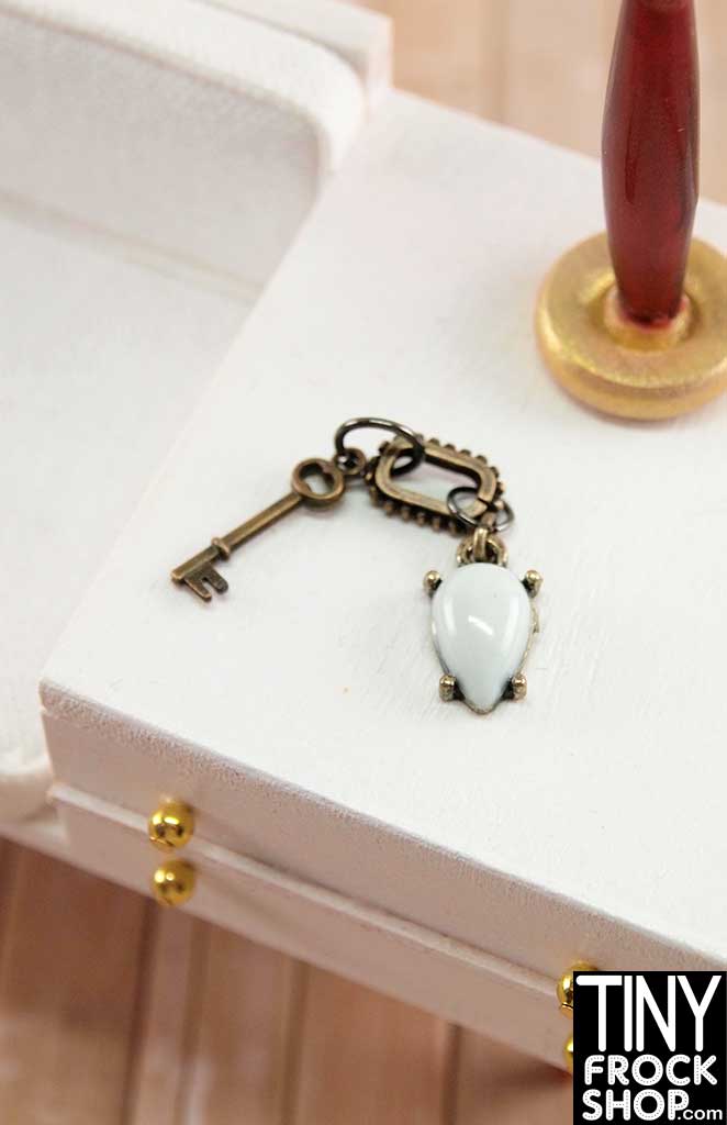 12 Inch Fashion Doll House Key With Key Chain by Pam Maness--Many Styles - TinyFrockShop.com