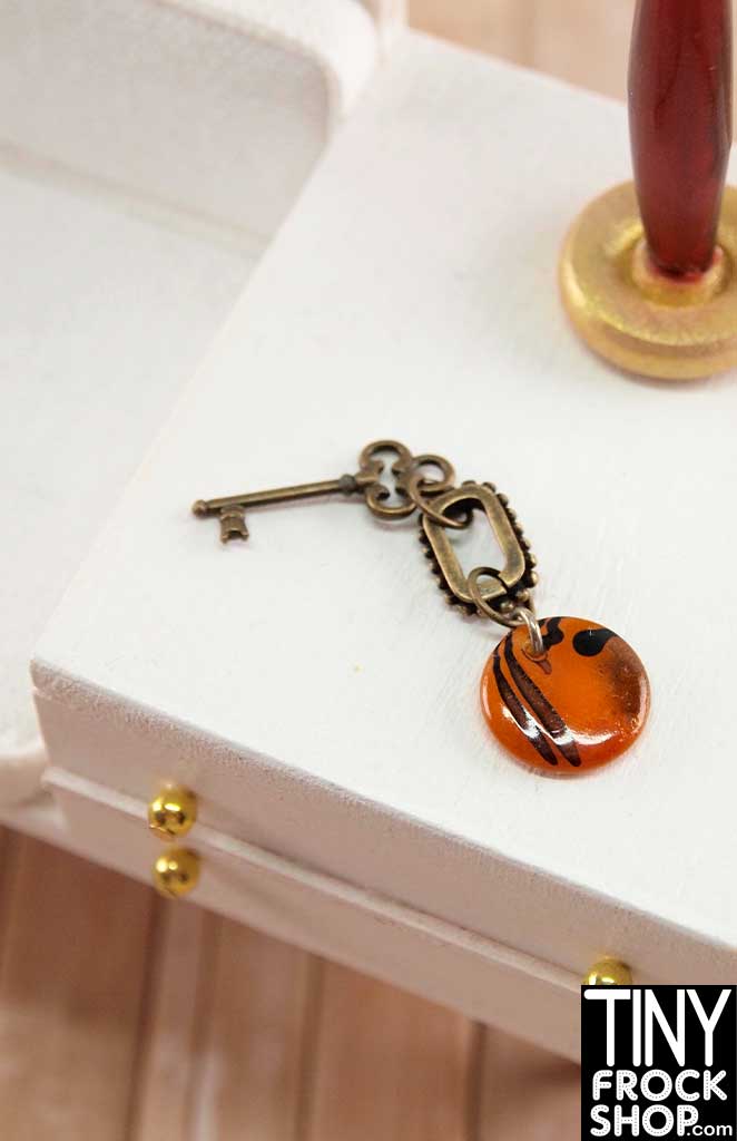 12 Inch Fashion Doll House Key With Key Chain by Pam Maness--Many Styles - TinyFrockShop.com