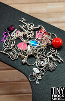 12 Inch Fashion Doll House Key With Key Chain by Pam Maness--Many Styles - TinyFrockShop.com