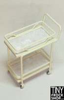 12" Fashion Doll Rolling Cart with Mother Of Pearl - More Colors