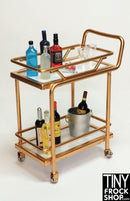 12" Fashion Doll Rolling Cart with Mother Of Pearl - More Colors