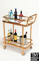 12" Fashion Doll Rolling Cart with Mother Of Pearl - More Colors