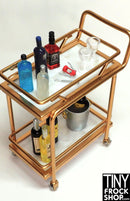 12" Fashion Doll Rolling Cart with Mother Of Pearl - More Colors