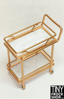 12" Fashion Doll Rolling Cart with Mother Of Pearl - More Colors