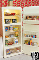 12" Fashion Doll Light Up Metal Refrigerator - More Colors