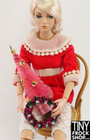 12" Fashion Doll Vintage Small Pastel Bottlebrush Mini Christmas Trees