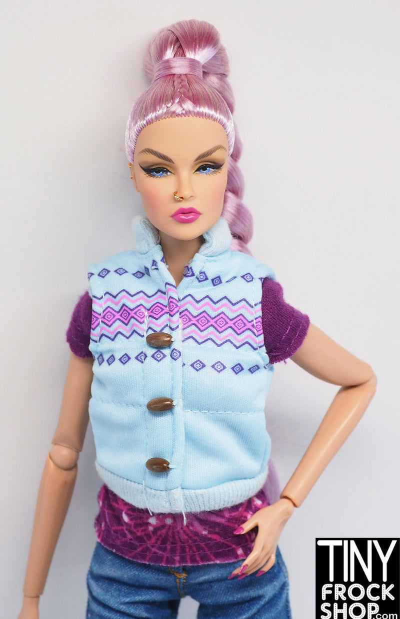 12" Fashion Doll My Nature Blue Vest