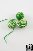 12" Fashion Doll Nonnas Variegated Handmade Yarn Ball By Ash Decker - More Colors