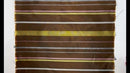 12" Fashion Doll F0081 Shiny Brown Stripe Fabric
