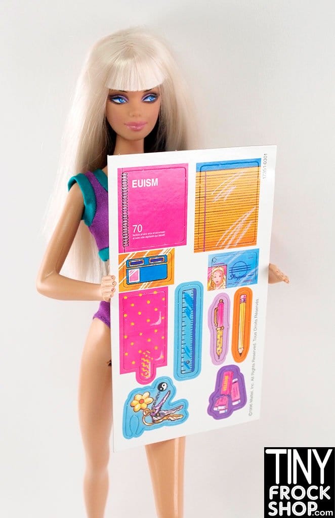 Barbie® Mattel Cardboard School Supplies