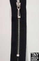 High Quality 3" Tiny Closed End Metal Teeth Doll Zippers - Size 0 - Tiny Frock Shop