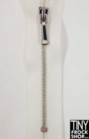 High Quality 4" Tiny Closed End Metal Teeth Doll Zippers - Size 0 - TinyFrockShop.com