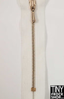High Quality 3" Tiny Closed End Metal Teeth Doll Zippers - Size 0 - Tiny Frock Shop