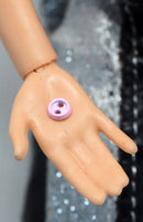 3mm Metal 12" Fashion Doll Super Mini 2 Hole Buttons - Pack of 10 Buttons