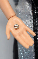 3mm Metal 12" Fashion Doll Super Mini 2 Hole Buttons - Pack of 10 Buttons