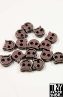 4mm Super Mini Metal 2 Hole Kitty Buttons - Pack of 10 Buttons - TinyFrockShop.com