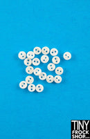 3mm 12" Fashion Doll Super Mini 2 Hole Buttons - Pack of 10