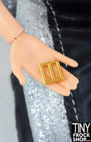 4mm 12" Fashion Doll Square Metal Buckles
