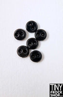 4mm - Quality Mini Flat Chunk Buttons - Pack Of 6 - Tiny Frock Shop