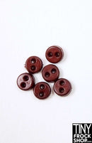 4mm - Quality Mini Flat Chunk Buttons - Pack Of 6 - Tiny Frock Shop