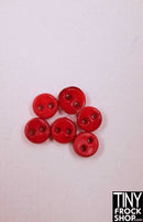 4mm - Quality Mini Flat Chunk Buttons - Pack Of 6 - Tiny Frock Shop