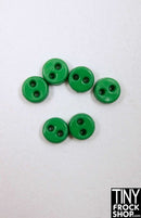 4mm - Quality Mini Flat Chunk Buttons - Pack Of 6 - Tiny Frock Shop