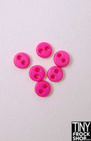 4mm - Quality Mini Flat Chunk Buttons - Pack Of 6 - Tiny Frock Shop