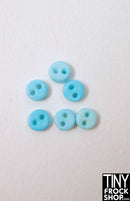 4mm - Quality Mini Flat Chunk Buttons - Pack Of 6 - Tiny Frock Shop