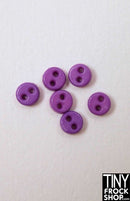 4mm - Quality Mini Flat Chunk Buttons - Pack Of 6 - Tiny Frock Shop