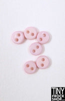 4mm - Quality Mini Flat Chunk Buttons - Pack Of 6 - Tiny Frock Shop