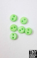 4mm - Quality Mini Flat Chunk Buttons - Pack Of 6 - Tiny Frock Shop