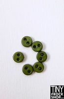 4mm - Quality Mini Flat Chunk Buttons - Pack Of 6 - Tiny Frock Shop