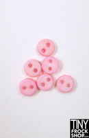 4mm - Quality Mini Flat Chunk Buttons - Pack Of 6 - Tiny Frock Shop