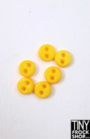 4mm - Quality Mini Flat Chunk Buttons - Pack Of 6 - Tiny Frock Shop