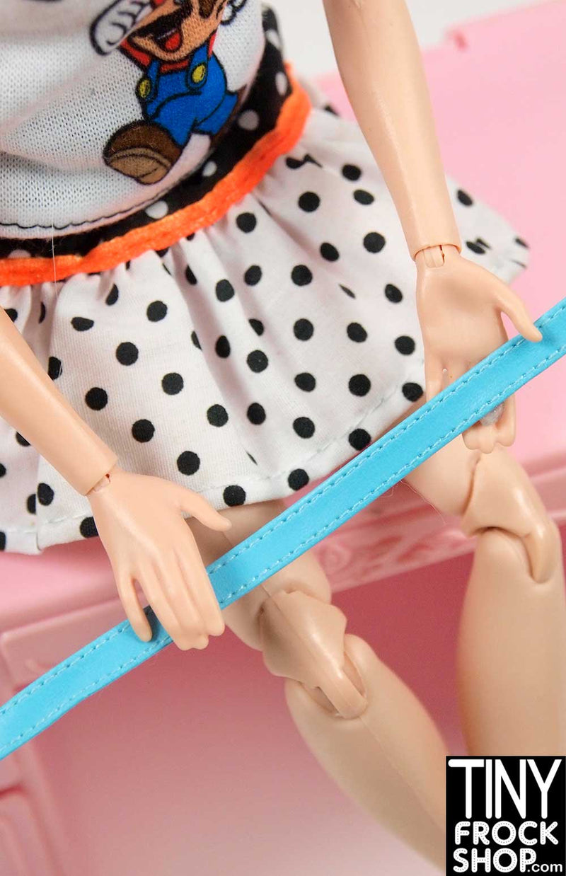 5mm - Barbie Faux Leather Belt Strapping - TinyFrockShop.com