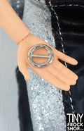 5mm 12" Fashion Doll Circle Metal Buckles