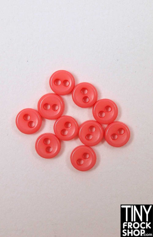 4mm - Barbie Quality Mini Divet Chunk Buttons - Pack Of 6 - Tiny Frock Shop
