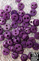 5mm - High Quality Super Small Resin Tiny 2 Hole Buttons - 12 pcs - Tiny Frock Shop
