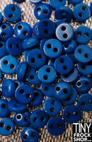 5mm - High Quality Super Small Resin Tiny 2 Hole Buttons - 12 pcs - Tiny Frock Shop