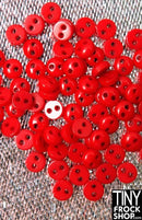 5mm - High Quality Super Small Resin Tiny 2 Hole Buttons - 12 pcs - Tiny Frock Shop