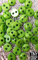 5mm - High Quality Super Small Resin Tiny 2 Hole Buttons - 12 pcs - Tiny Frock Shop