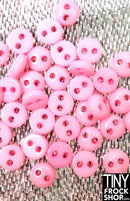 5mm - High Quality Super Small Resin Tiny 2 Hole Buttons - 12 pcs - Tiny Frock Shop