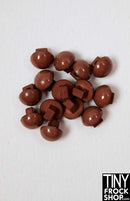 5mm - Mushroom Shank Buttons - Pack Of 6 - Tiny Frock Shop