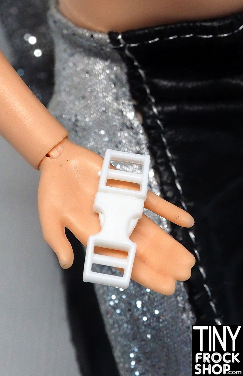 6mm Inner Diameter Silver DIY Doll Clothes Metal Sewing Bra