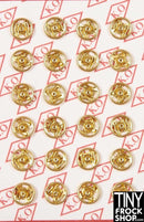 Silver, Black or Gold Hand Sewing Mini 2 Piece Snaps - 24 pcs - 6MM - Tiny Frock Shop