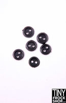 6mm - Flat Rim Buttons - Pack Of 6 - Tiny Frock Shop