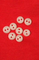 6mm - Flat Rim Buttons - Pack Of 6 - Tiny Frock Shop