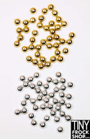 6mm - Round Dome Faux Buttons - Pack of 12 - More Colors! - Tiny Frock Shop